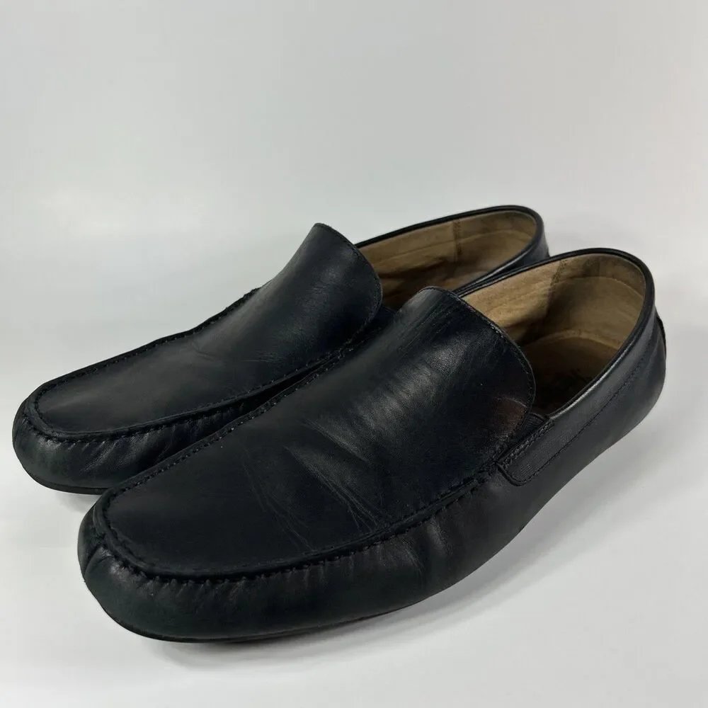 Florsheim Talladega Mens Loafers Size 12M Black Driving Shoe Soft Leather